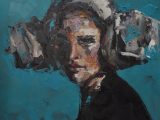 Νίκος Βαβάτσης, Nick Vavatsis / 'Faces' / λάδι σε καμβά, oil on canvas / 60 x 60